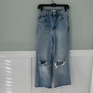 Distressed Light Blue Women's Jeans